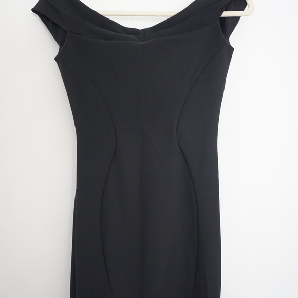 Chiara Boni La Petite Robe Black Elegant Fishtail Evening Black Bodycon Dress - Picture 11 of 16